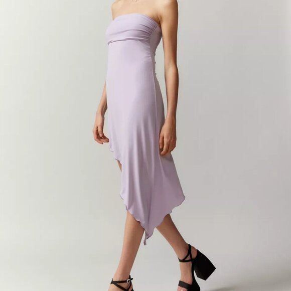 Urban Outfitters Y2K Asymmetrical Midi Dress - Picture 1 of 3